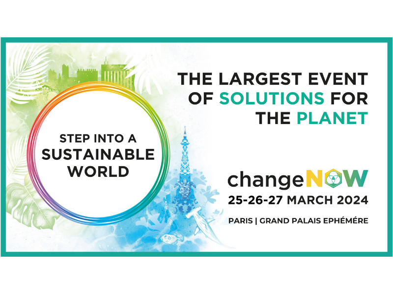 Banner for ChangeNOW conference