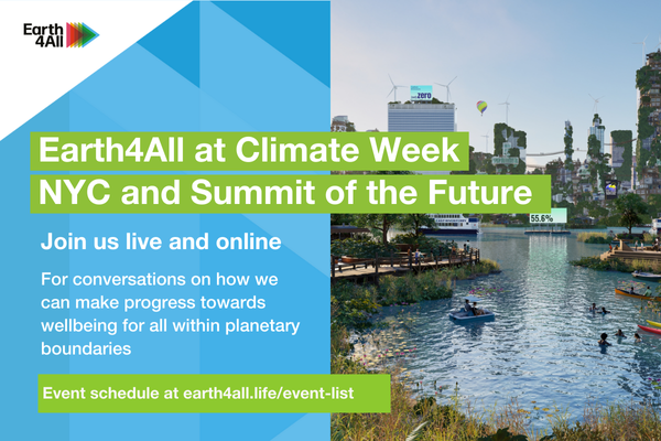 Earth4All at Climate Week NYC and the Summit of the Future